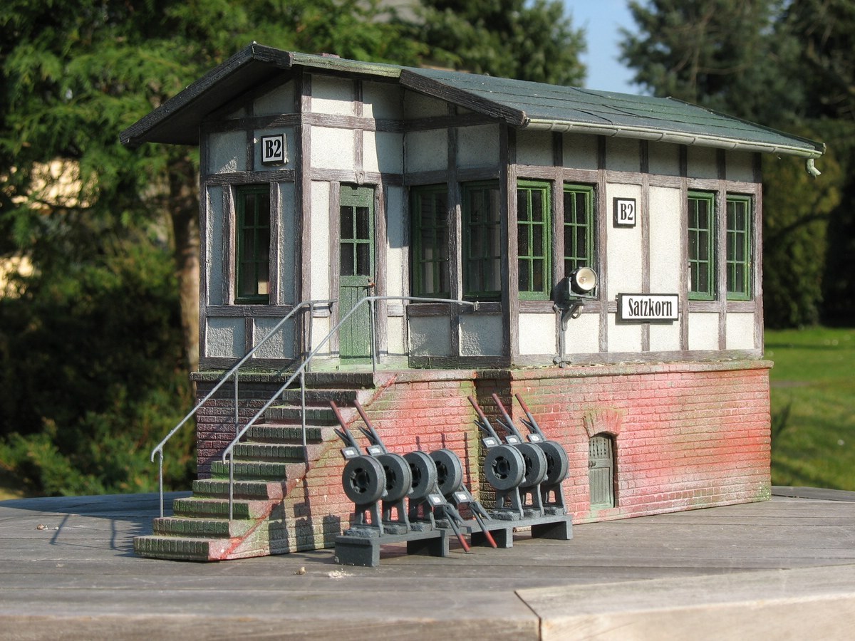 Modell Bahnhof Satzkorn - Stellwerk